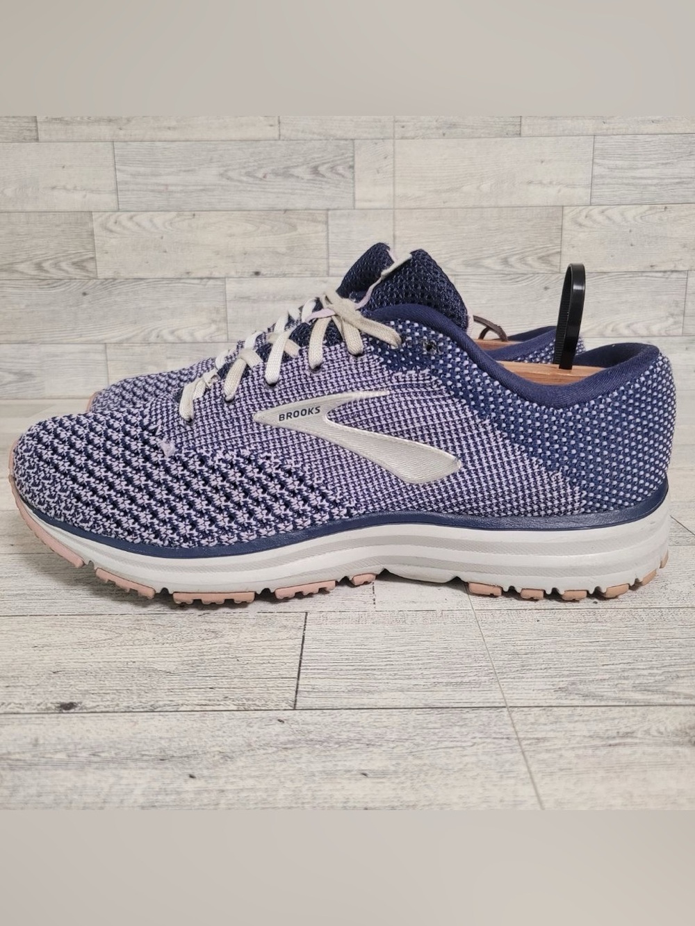 Women’s Brooks Revel 2 Purple Navy Running Athletic Sneakers Shoes Size 6.5